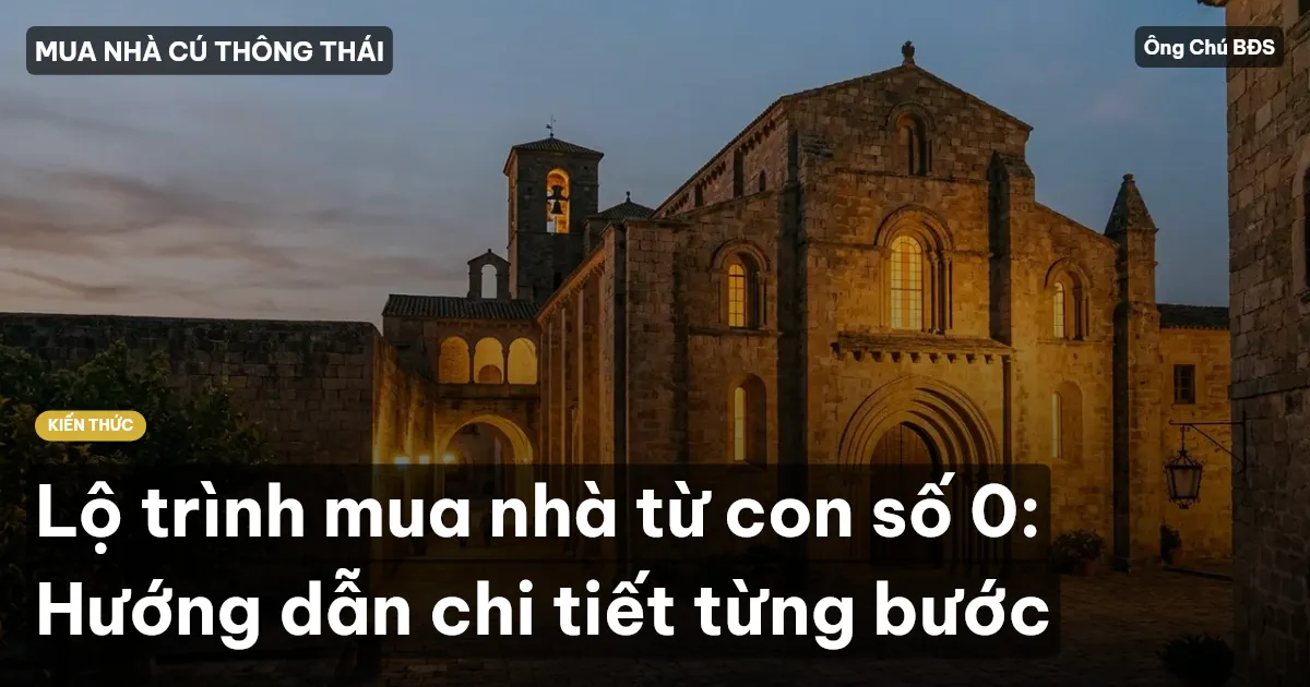 Lộ trình mua nhà từ con số 0: Hướng dẫn chi tiết từng bước