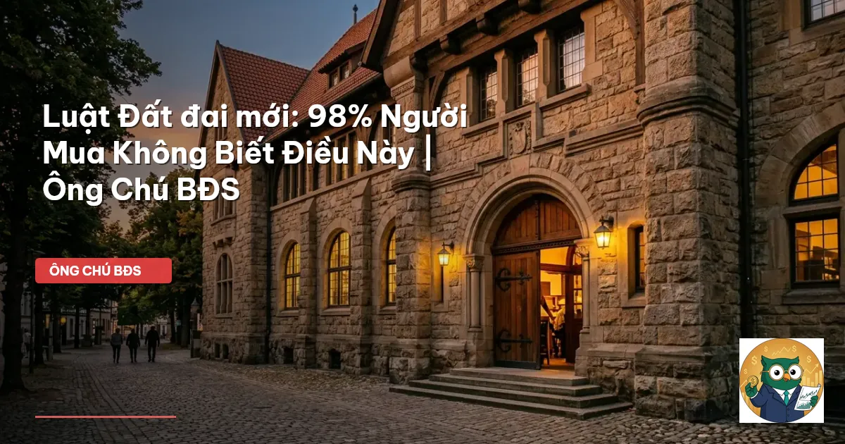 luật đất đai mới ảnh hưởng người mua