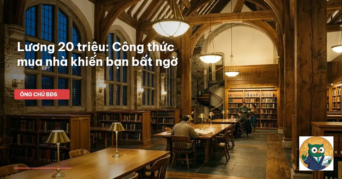 mua nhà lương 20 triệu