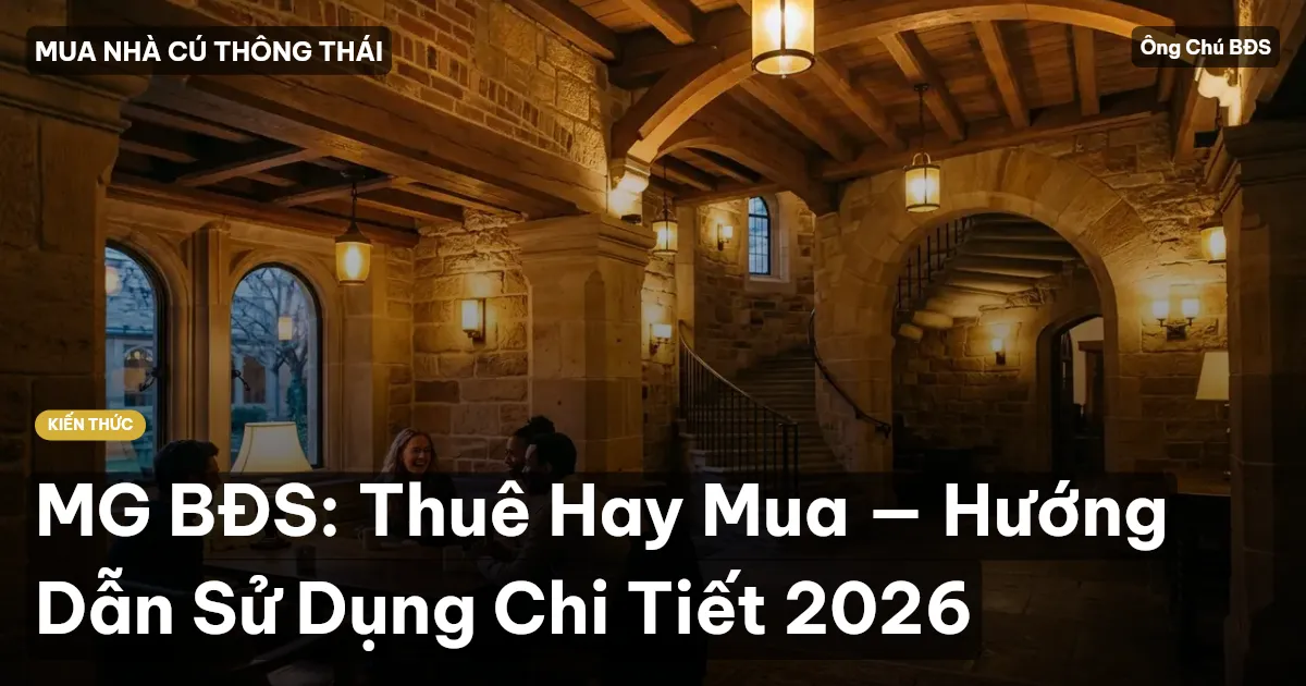 MG BĐS: Thuê Hay Mua — Hướng Dẫn Sử Dụng Chi Tiết 2026