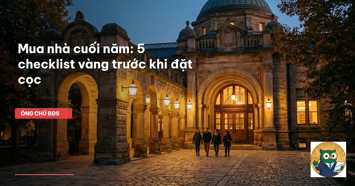 mua nhà cuối năm