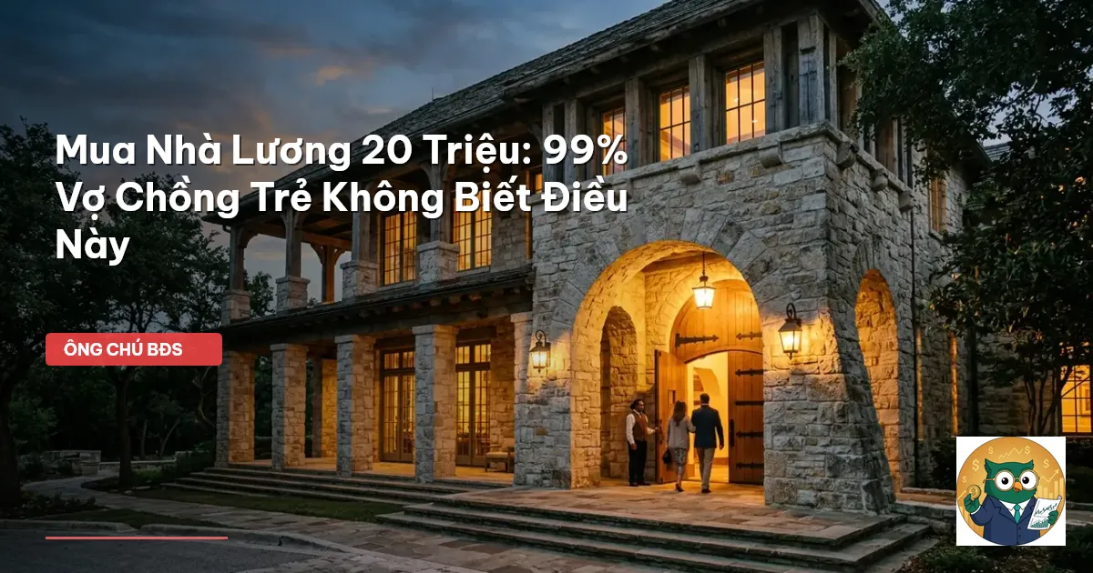 mua nhà lương 20 triệu
