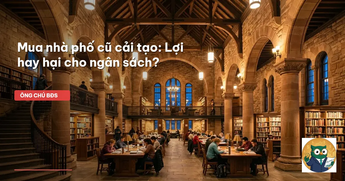 mua nhà phố cũ