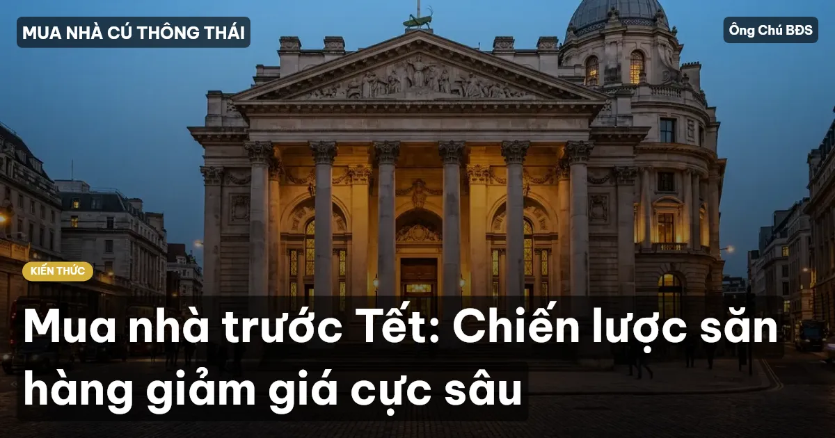 Mua nhà trước Tết: Chiến lược săn hàng giảm giá cực sâu
