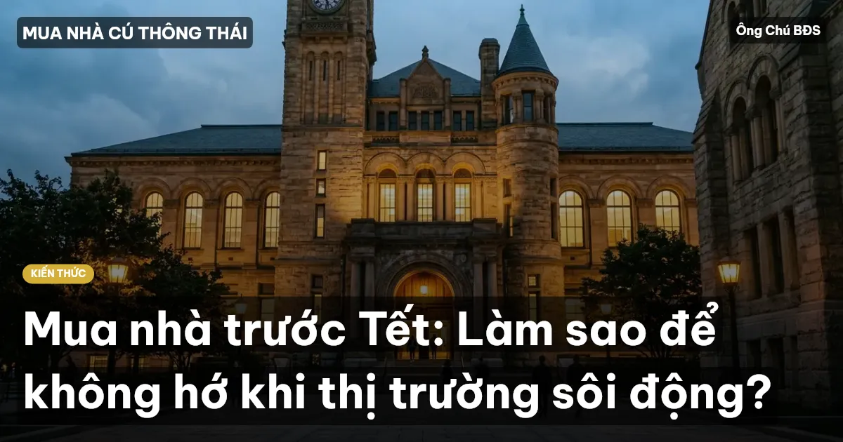 Mua nhà trước Tết: Làm sao để không hớ khi thị trường sôi động?