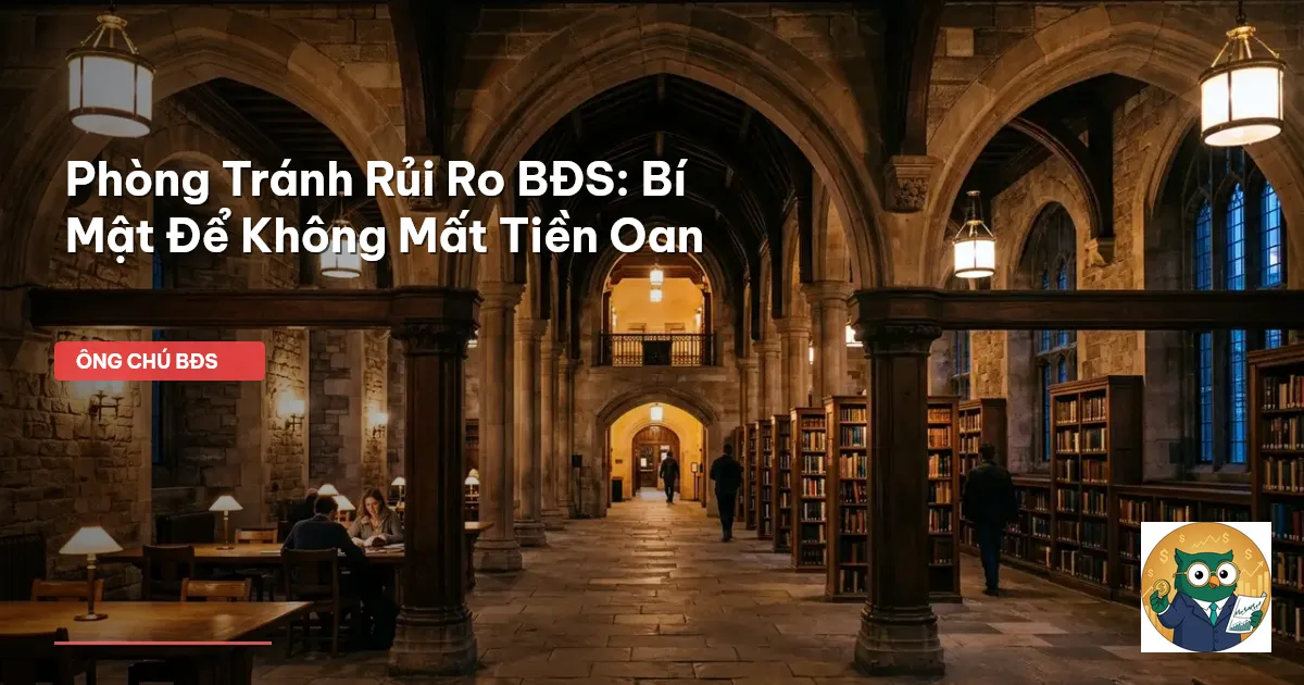 phòng tránh rủi ro BĐS