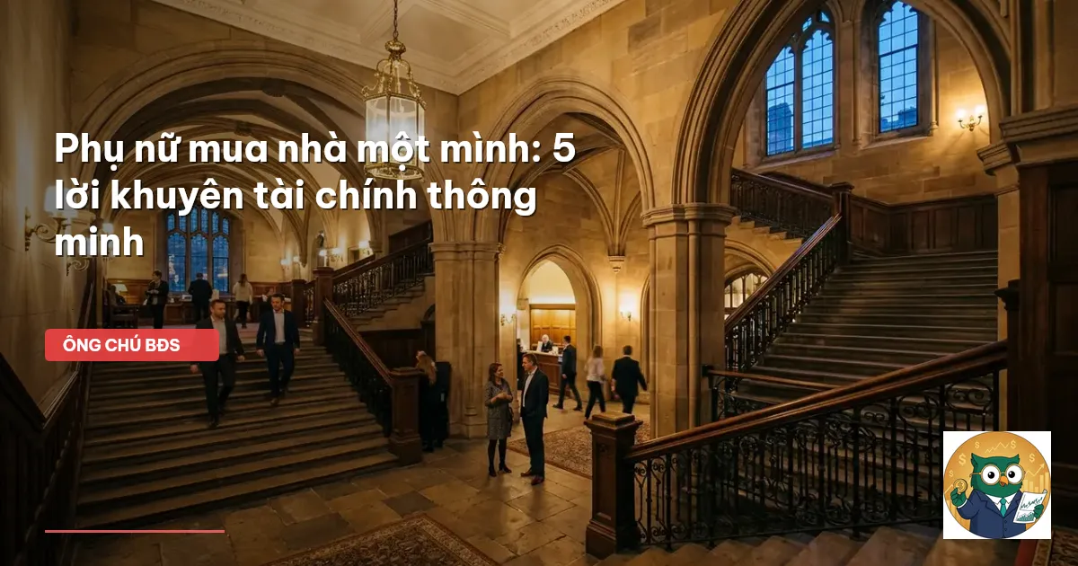 phụ nữ mua nhà