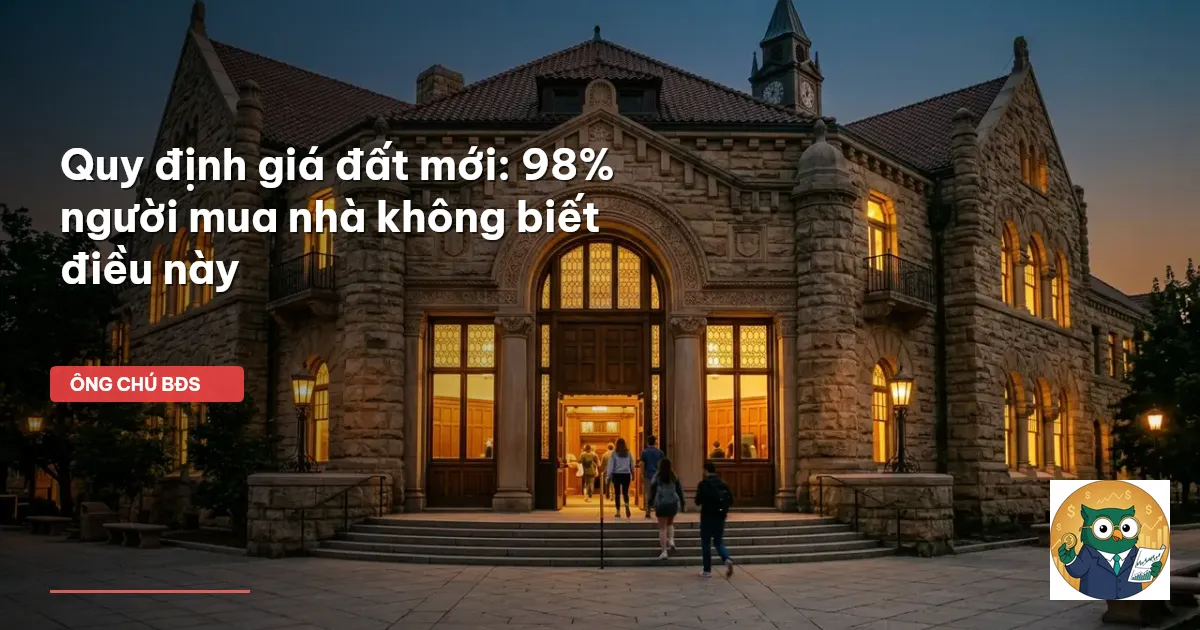 quy định giá đất mới