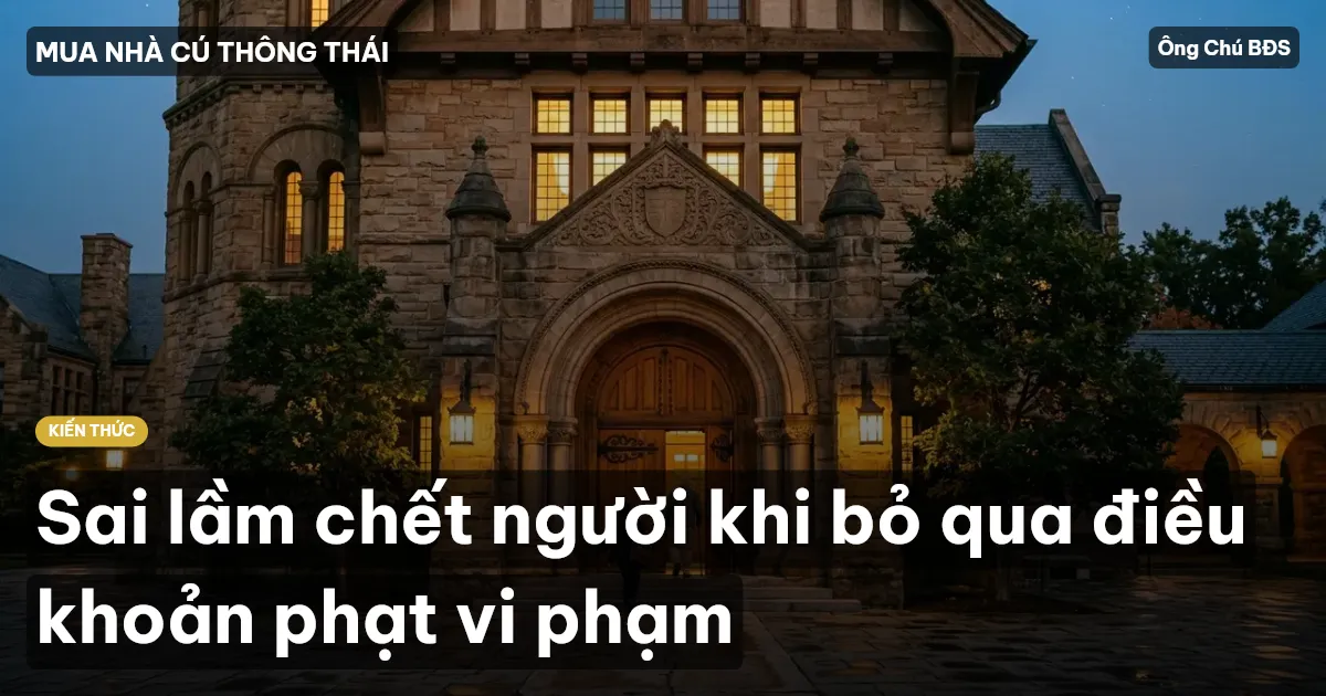 Sai lầm chết người khi bỏ qua điều khoản phạt vi phạm