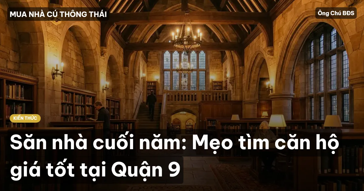 Săn nhà cuối năm: Mẹo tìm căn hộ giá tốt tại Quận 9