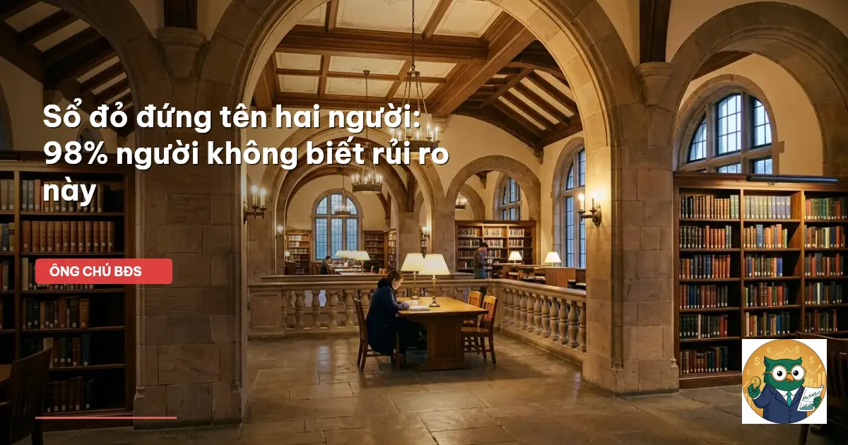 sổ đỏ đứng tên hai người