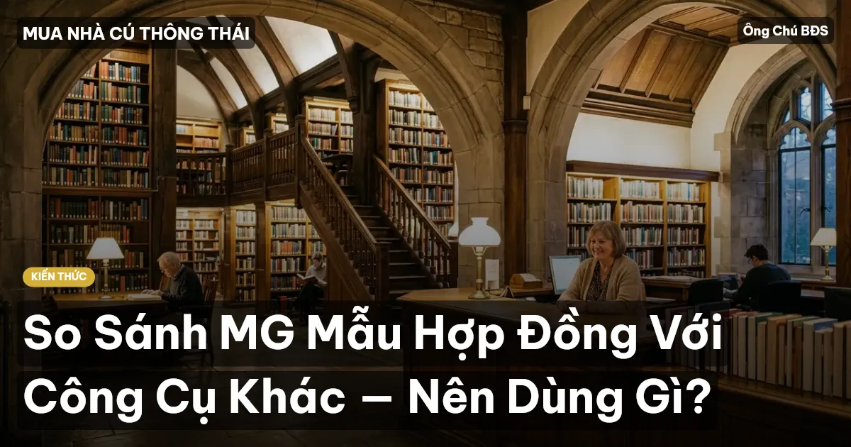 So Sánh MG Mẫu Hợp Đồng Với Công Cụ Khác — Nên Dùng Gì?