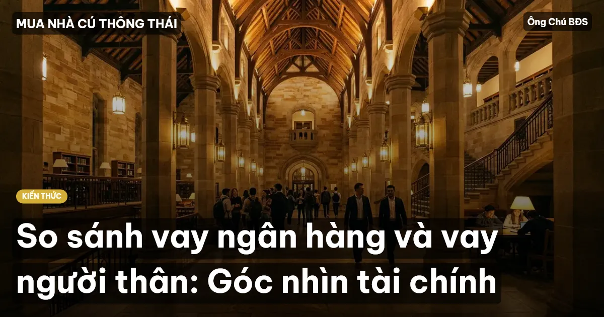 So sánh vay ngân hàng và vay người thân: Góc nhìn tài chính