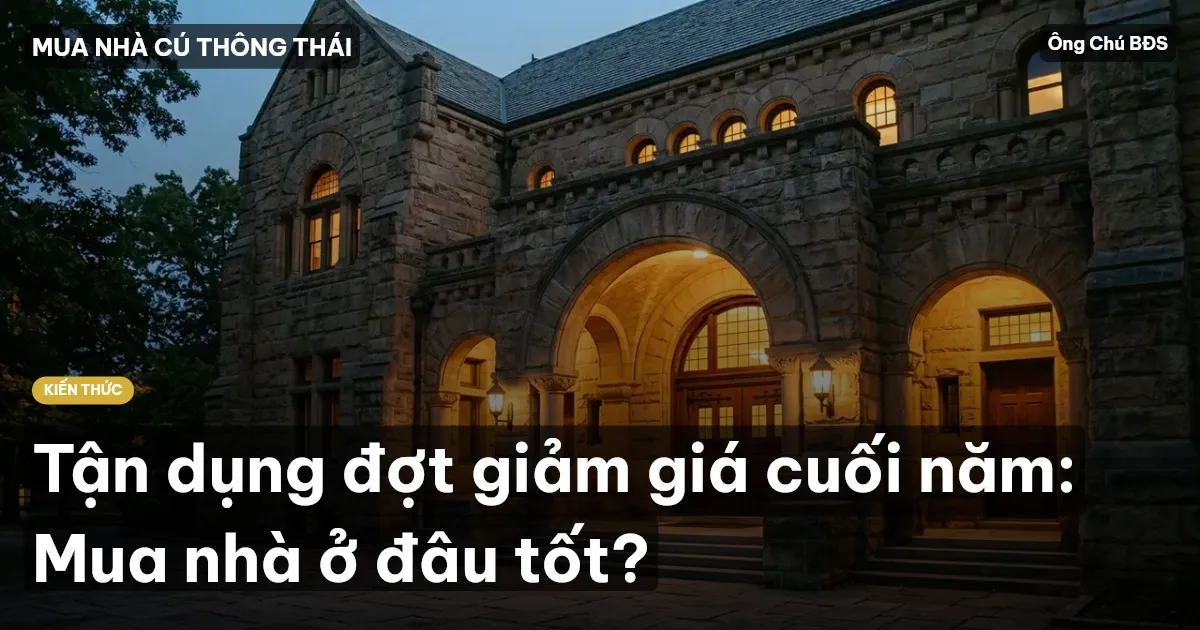Tận dụng đợt giảm giá cuối năm: Mua nhà ở đâu tốt?