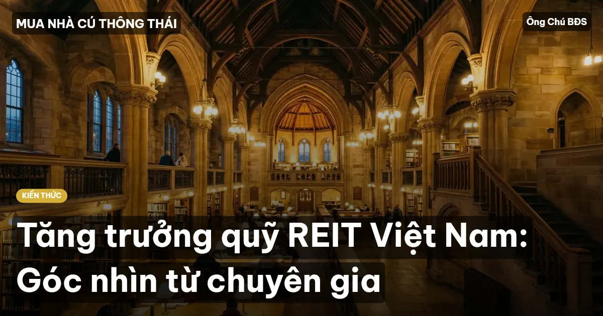 Tăng trưởng quỹ REIT Việt Nam: Góc nhìn từ chuyên gia