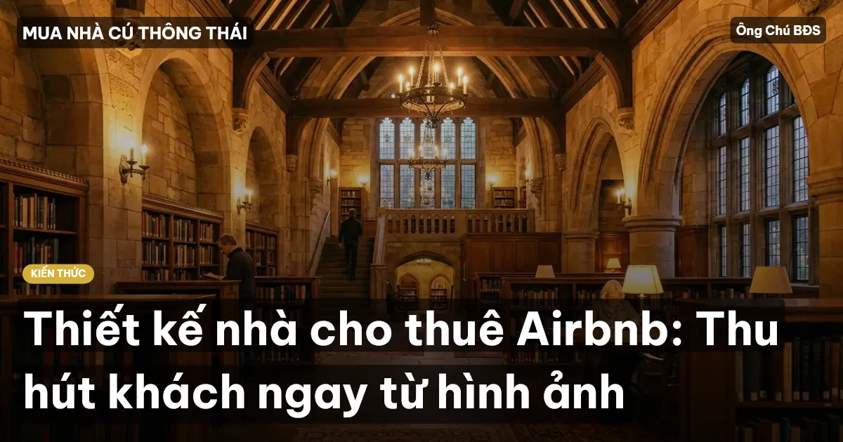 Thiết kế nhà cho thuê Airbnb: Thu hút khách ngay từ hình ảnh