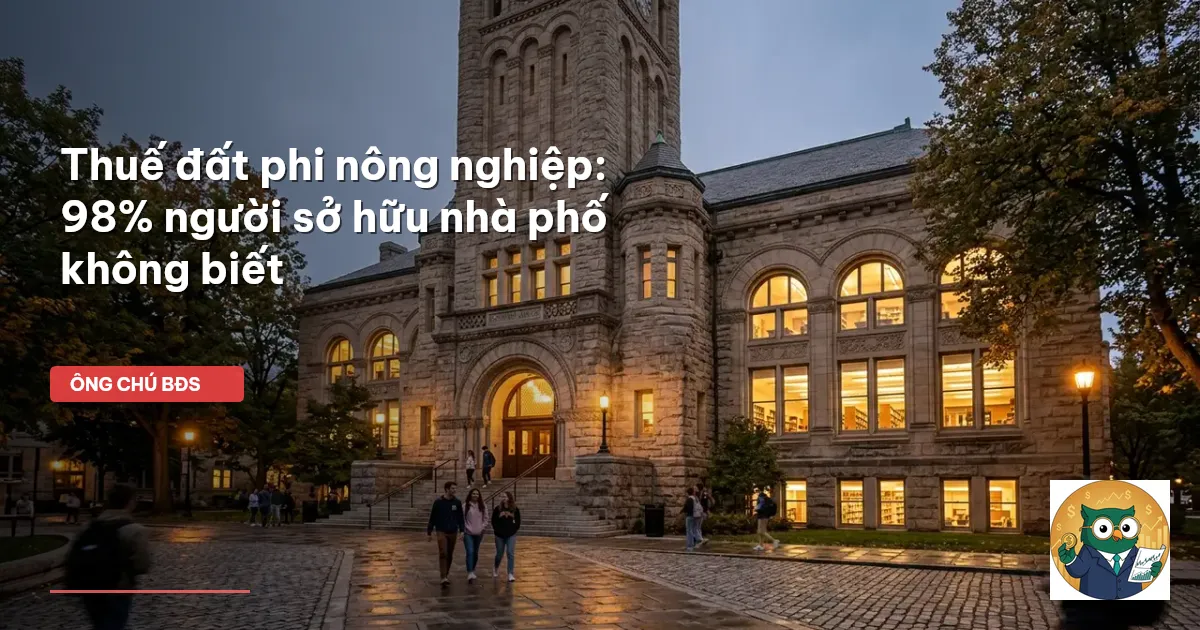 thuế đất phi nông nghiệp