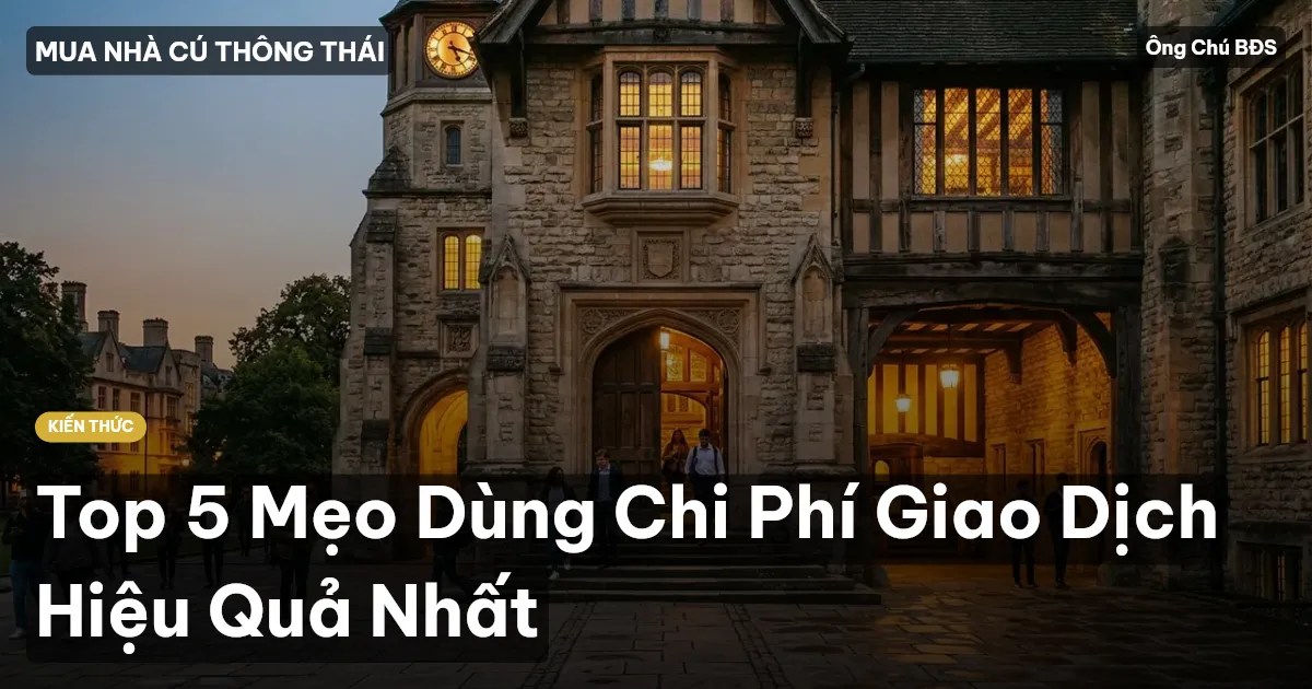 Top 5 Mẹo Dùng Chi Phí Giao Dịch Hiệu Quả Nhất