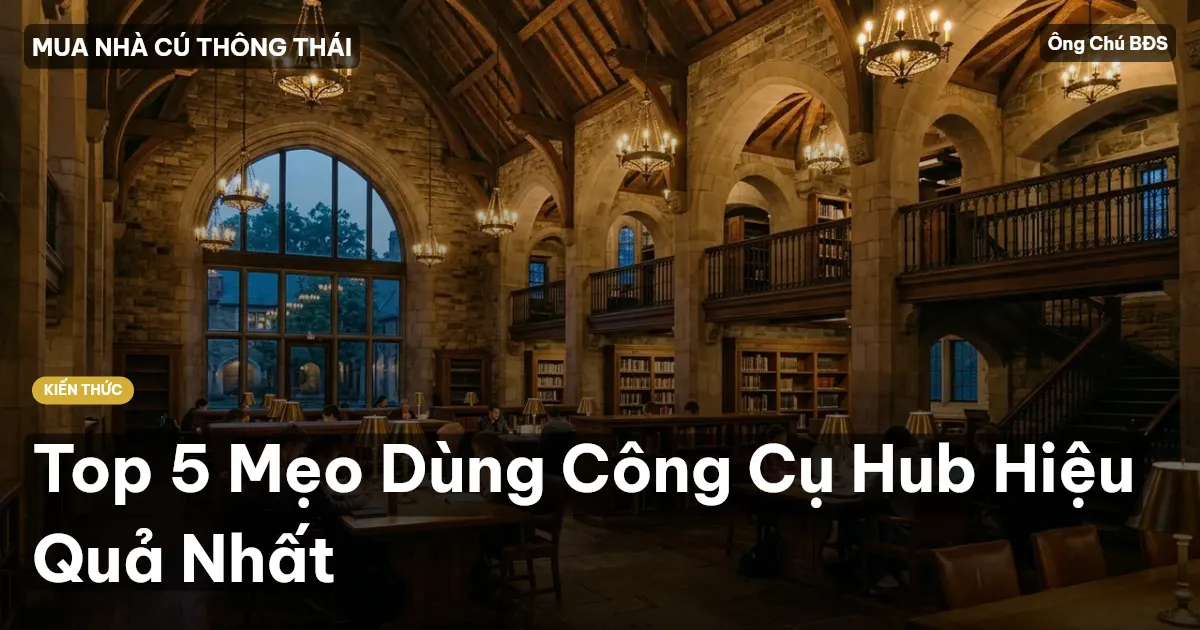 Top 5 Mẹo Dùng Công Cụ Hub Hiệu Quả Nhất
