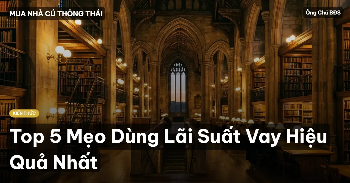 Top 5 Mẹo Dùng Lãi Suất Vay Hiệu Quả Nhất