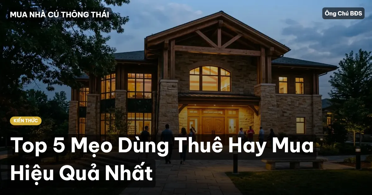 Top 5 Mẹo Dùng Thuê Hay Mua Hiệu Quả Nhất