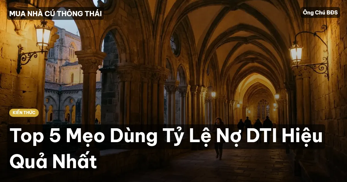 Top 5 Mẹo Dùng Tỷ Lệ Nợ DTI Hiệu Quả Nhất