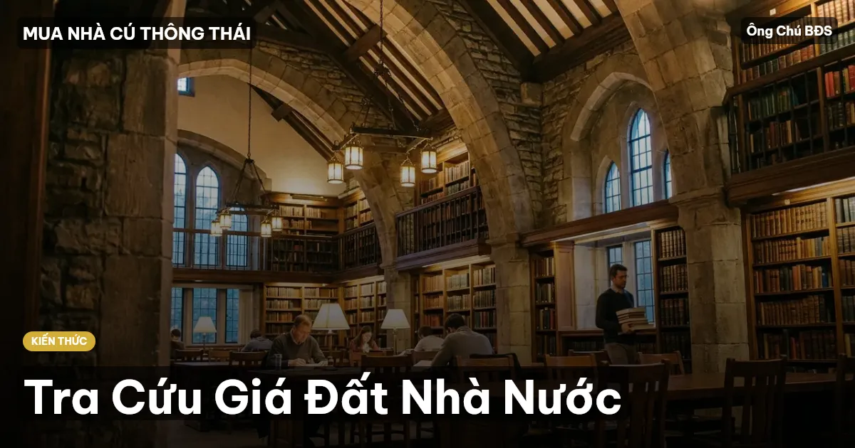 Tra Cứu Giá Đất Nhà Nước