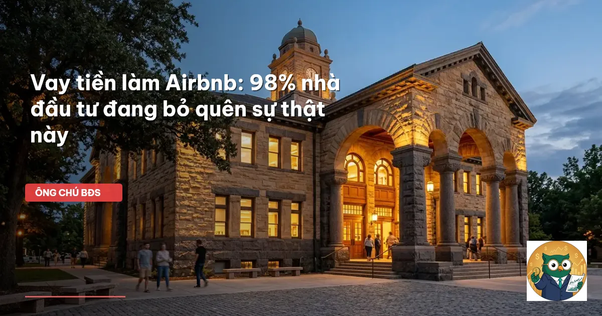 vay mua nhà làm airbnb
