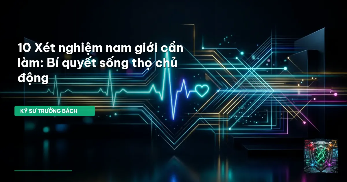 xét nghiệm sức khỏe nam giới