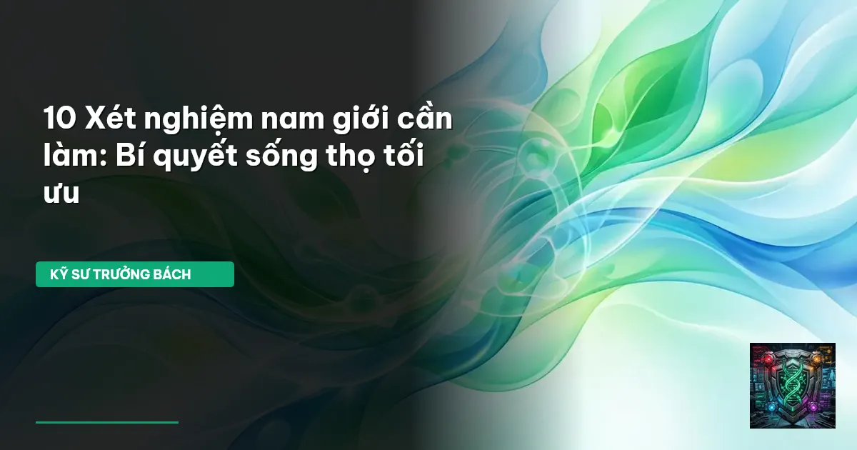 xét nghiệm nam giới