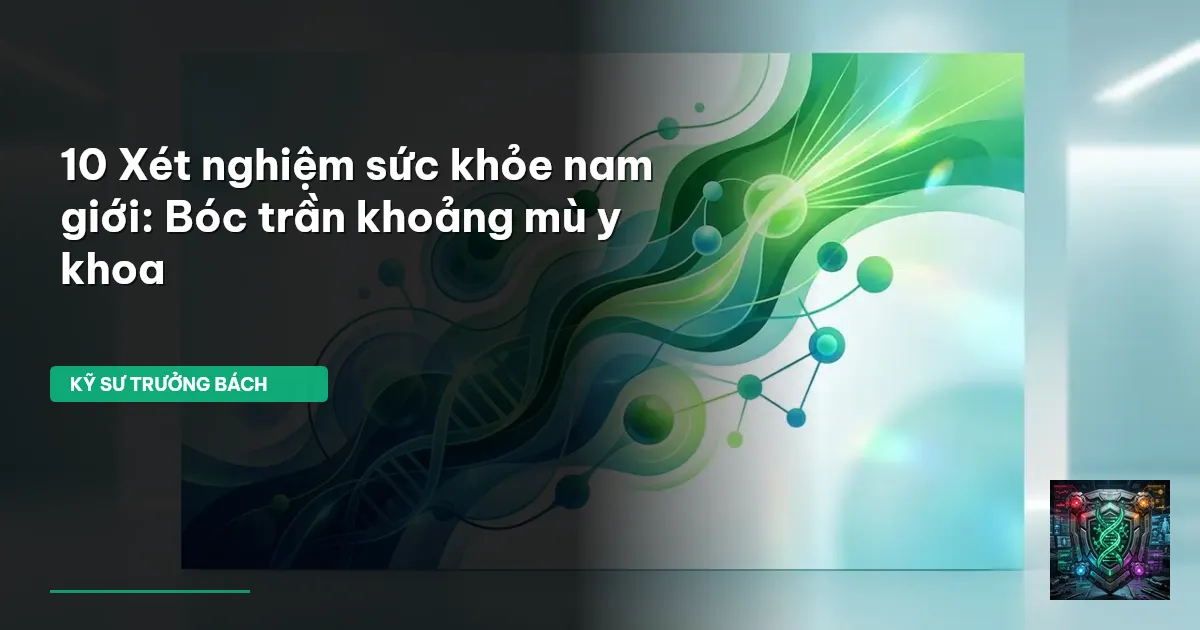 xét nghiệm sức khỏe nam giới