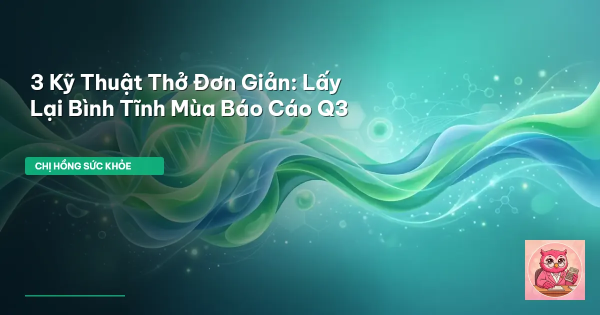 căng thẳng mùa báo cáo