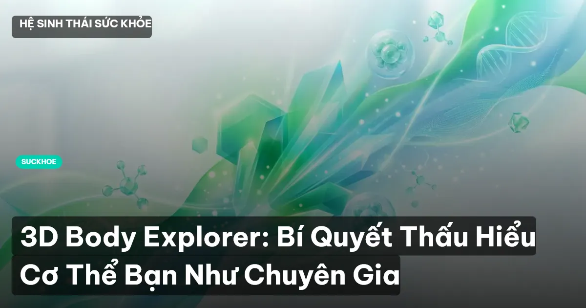3D Body Explorer: Bí Quyết Thấu Hiểu Cơ Thể Bạn Như Chuyên Gia