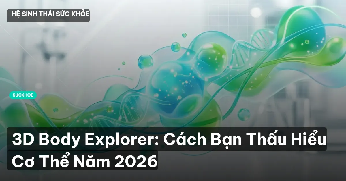3D Body Explorer: Cách Bạn Thấu Hiểu Cơ Thể Năm 2026