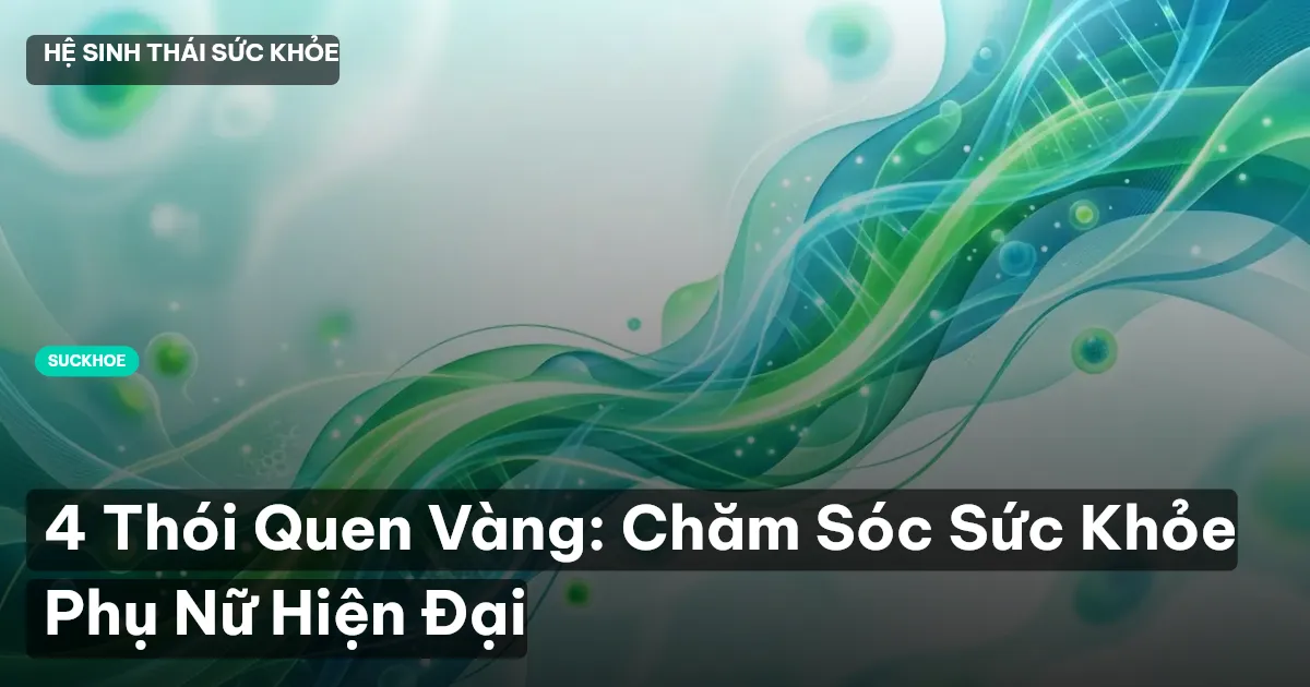 4 Thói Quen Vàng: Chăm Sóc Sức Khỏe Phụ Nữ Hiện Đại