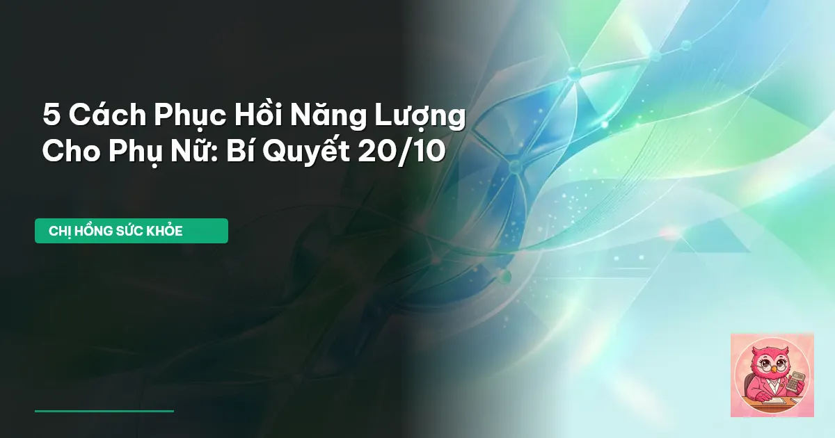 phục hồi năng lượng