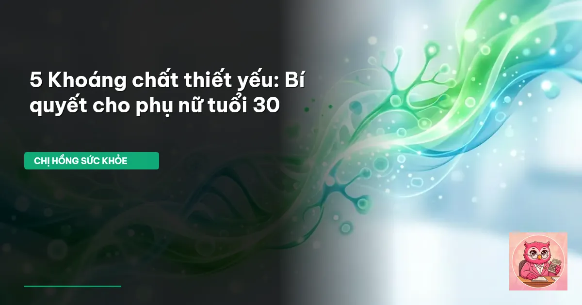 khoáng chất cho phụ nữ