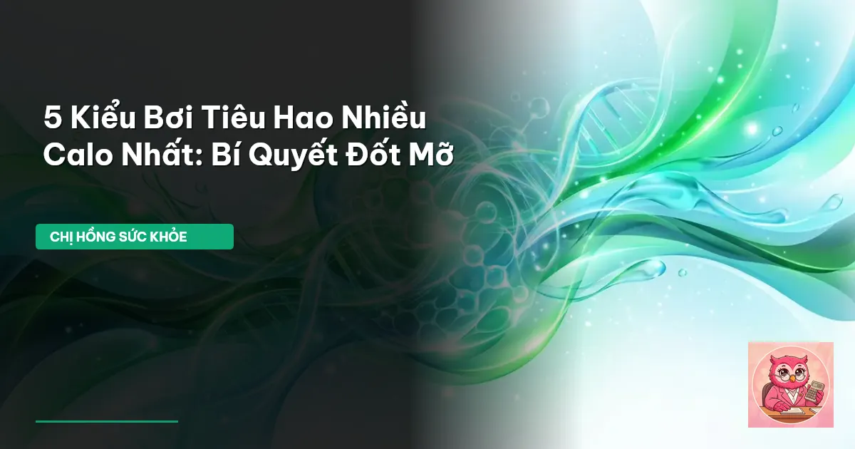 kiểu bơi giảm cân