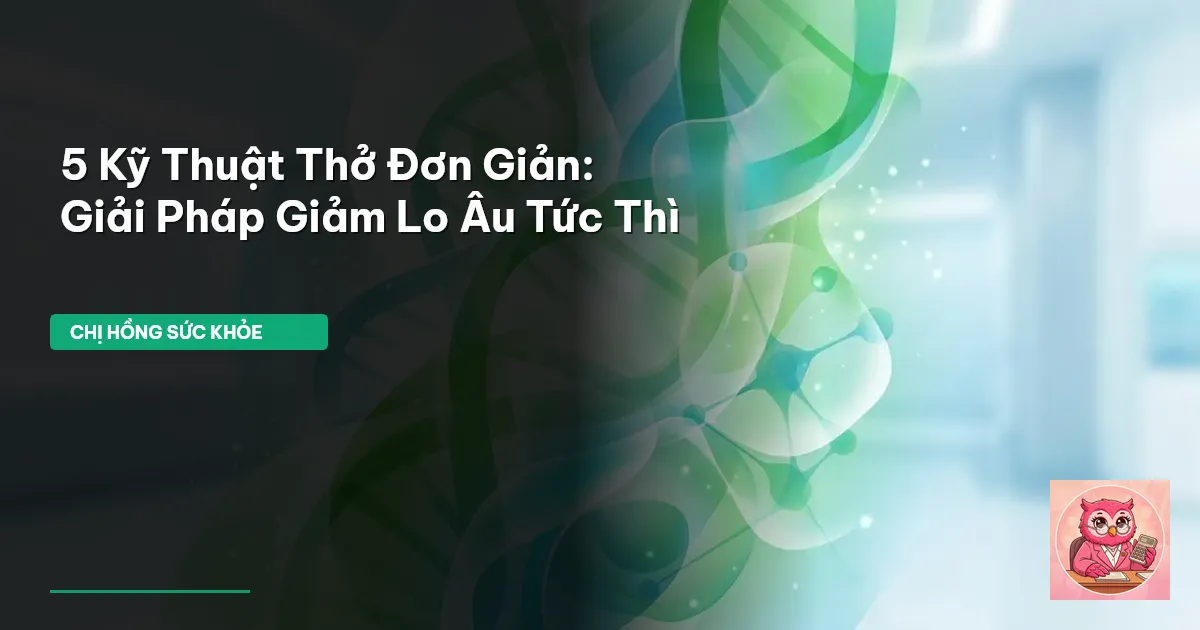 giảm lo âu