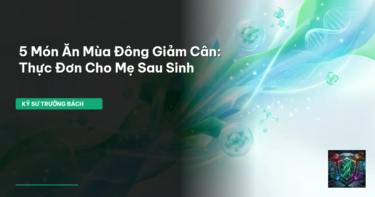 giảm cân sau sinh
