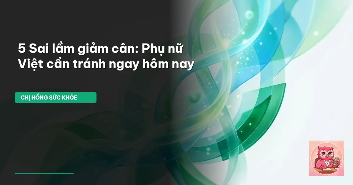 giảm cân lành mạnh