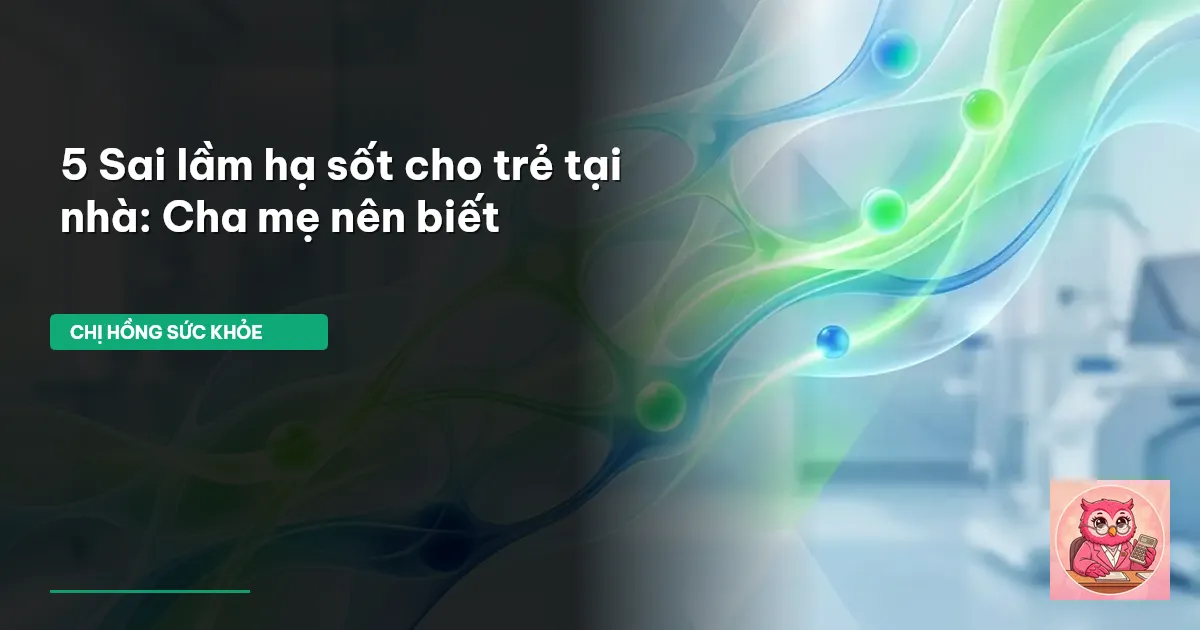 hạ sốt cho trẻ
