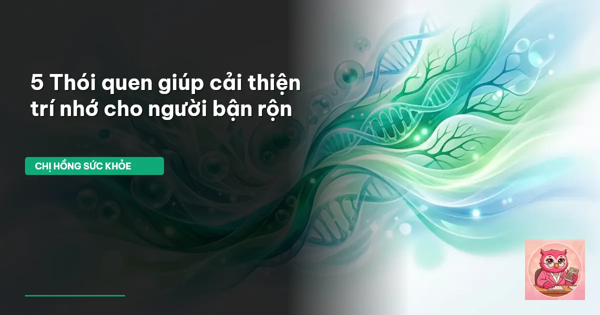 cải thiện trí nhớ