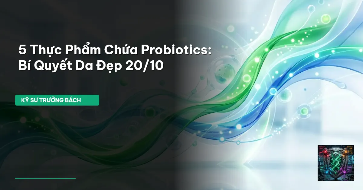 probiotics làm đẹp da