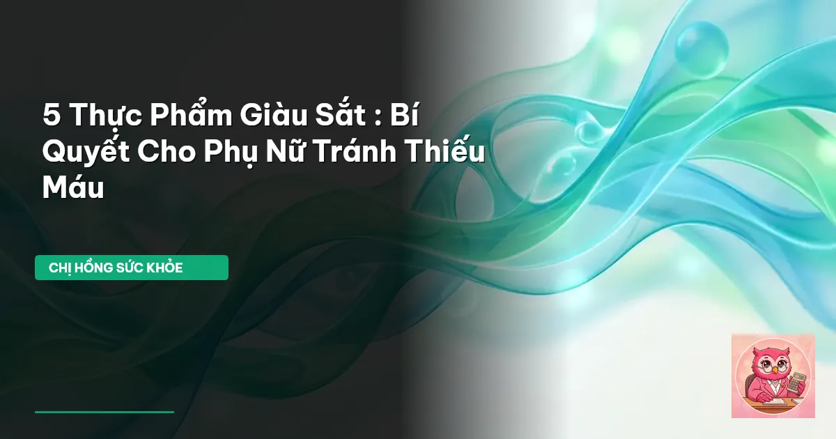 thực phẩm giàu sắt