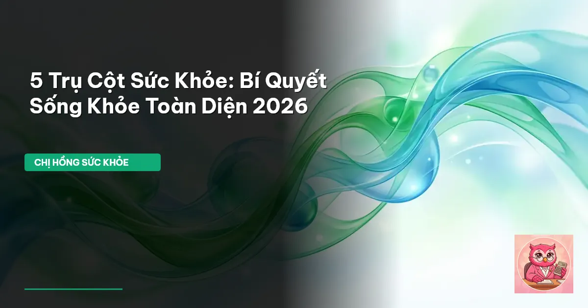 5 trụ cột sức khỏe