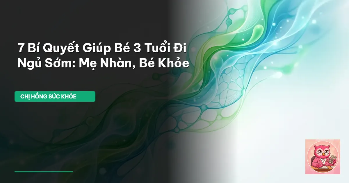 bé ngủ sớm