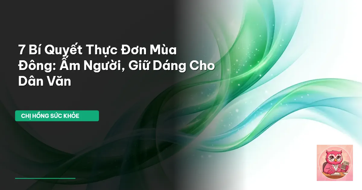 thực đơn mùa đông