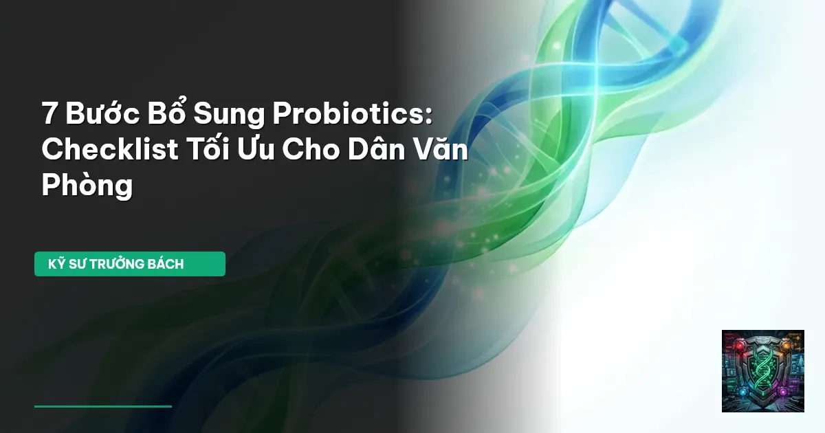 probiotics cho dân văn phòng