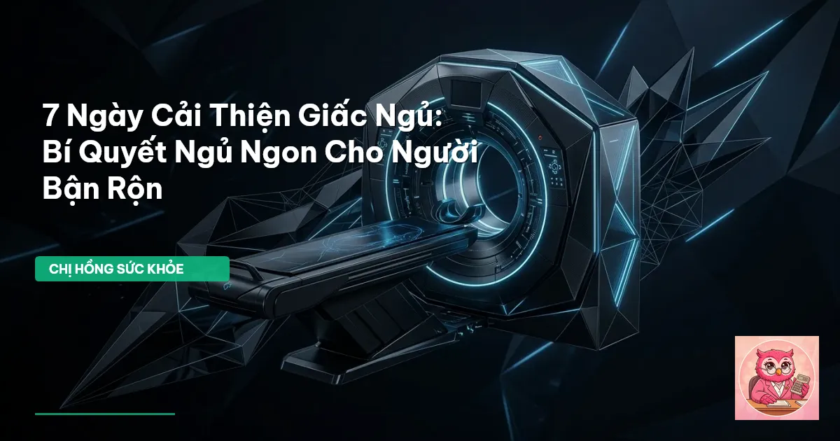 cải thiện giấc ngủ